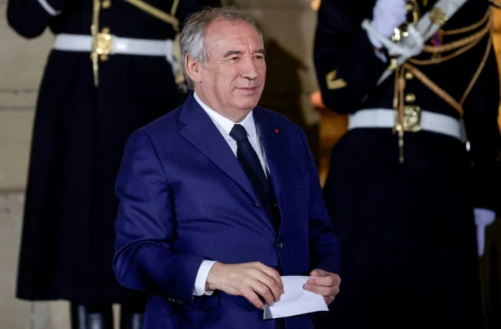 Le nouveau Premier ministre François Bayrou à Matignon le 13 décembre 2024