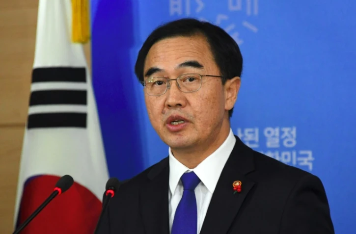 Le ministre sud-coréen de l'Unification, Cho Myoung-Gyon, le 2 janvier 2018 à Seoul