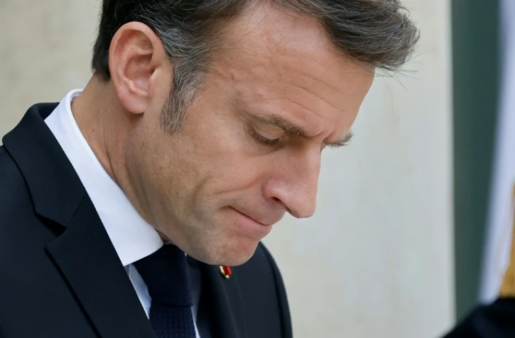 Le président Emmanuel Macron le 17 juin 2024 à l'Elysée, à Paris