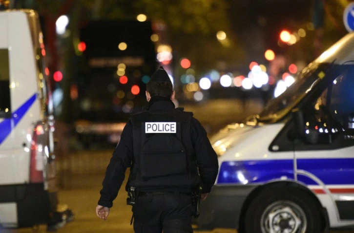 La police patrouille le 14 novembre 2015 près du Bataclan à Paris