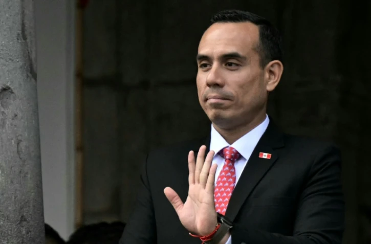 Le président par intérim du Pérou, José Jerí, le 12 décembre 2025 à Quito
