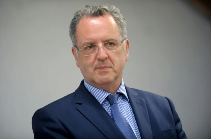 Le président de groupe des députés de La République en marche Richard Ferrand le 2 juin 2017 à Telgruc-sur-Mer