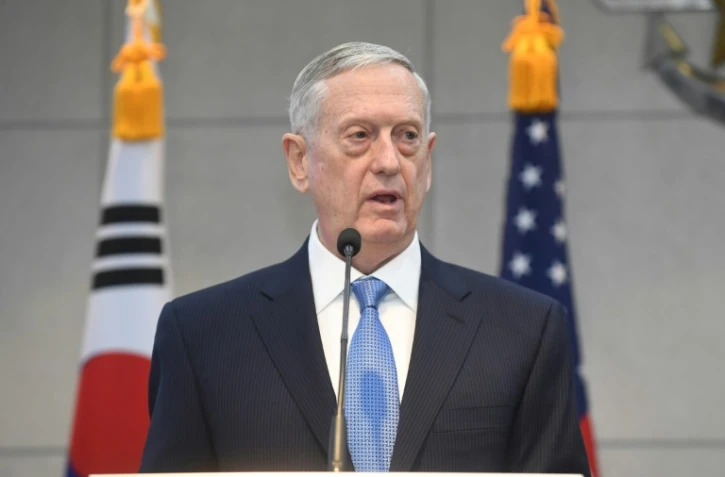 Le secrétaire américain à la Défense James Mattis, en visite à Séoul, le 3 février 2017