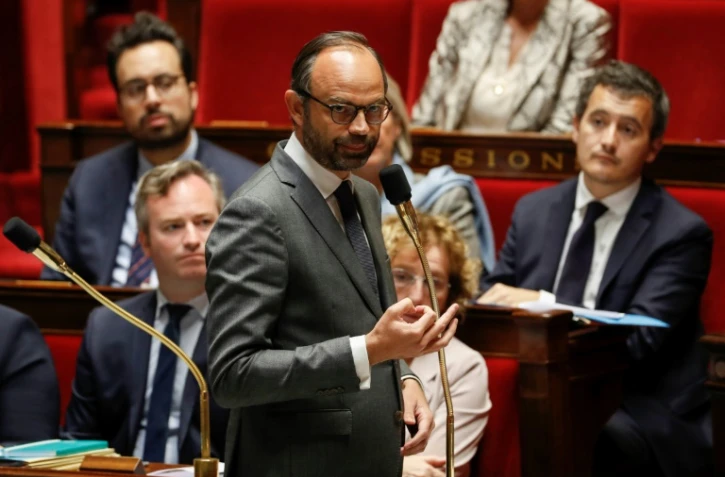 Le Premier ministre français Edouard Philippe à l'Assemblée nationale à Paris, le 7 novembre 2017