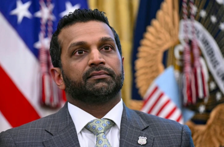 Le directeur du FBI, la police fédérale américaine, Kash Patel, à la Maison Blanche, à Washington, aux Etats-Unis, le 15 septembre 2025