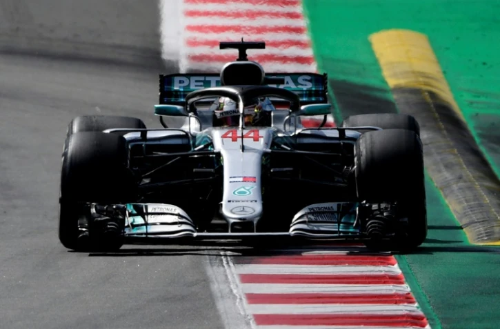 Le Britannique Lewis Hamilton remporte le GP d'Espagne le 13 mai 2018