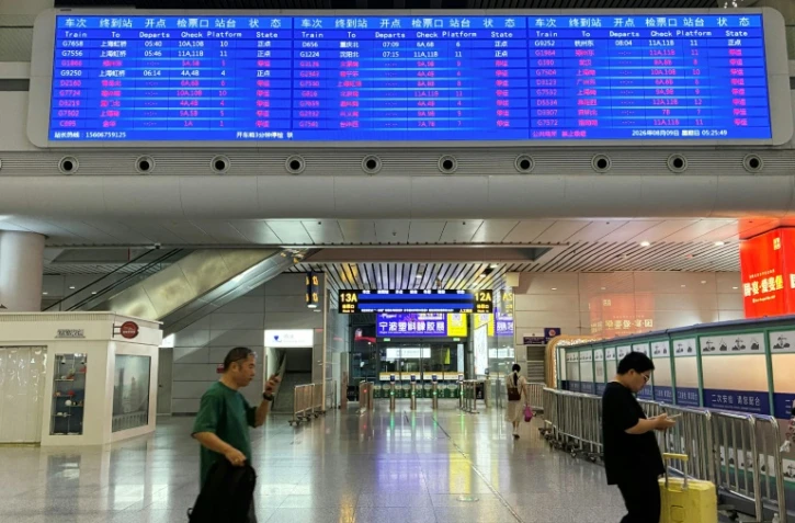 Airports in China cancelled flights and some train services had been affected as China's eastern coast prepared for Typhoon Dolphin