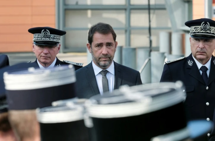 Le ministre de l'intérieur Christophe Castaner à Albi, le 19 octobre 2018