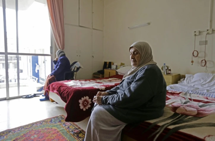 Naz Ashiti, une Syrienne dans une maison de retraite à Damas, le 8 janvier 2017