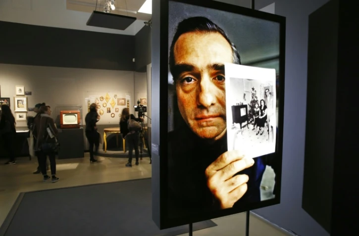 Une photo du réalisateur américain Martin Scorcese, lors d'une exposition qui lui est consacré à la Cinémathèque française de Paris, le 12 octobre 2015