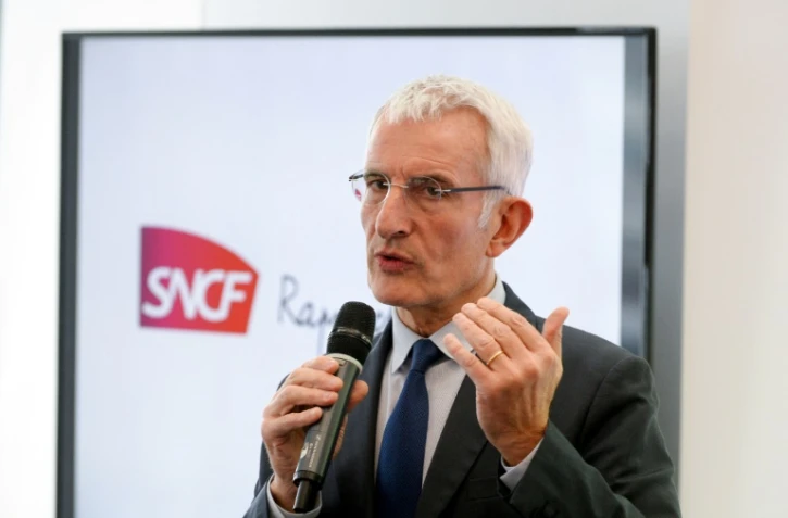 Le patron de la SNCF Guillaume Pepy, le 27 février 2017, au siège de la compagnie ferroviaire à Saint-Denis, près de Paris