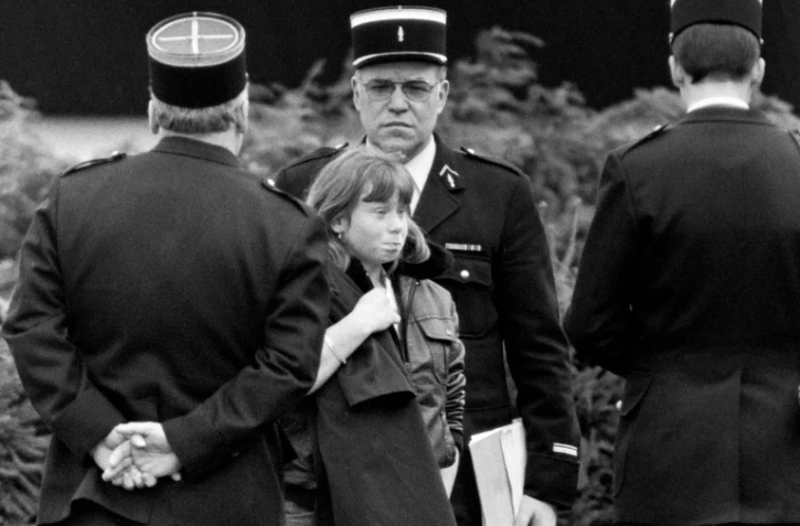 Murielle Bolle le 5 novembre 1984 après sa garde à vue