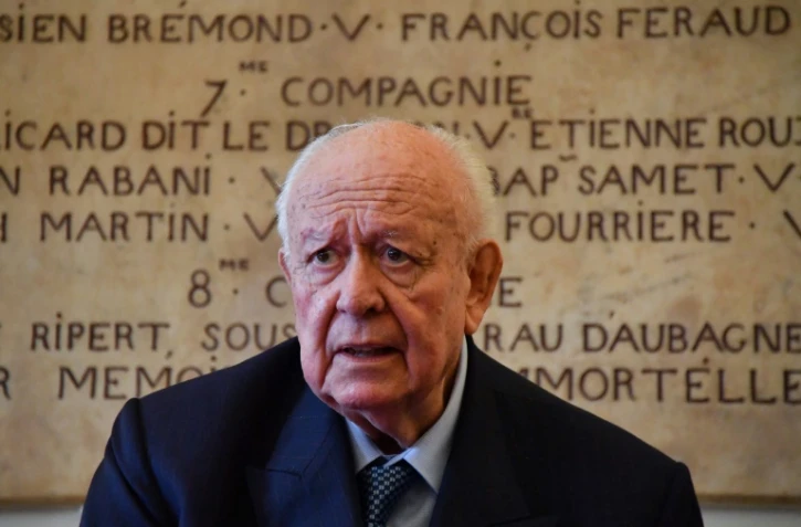 Le maire de Marseille Jean-Claude Gaudin donne une conférence de presse, le 8 novembre 2018