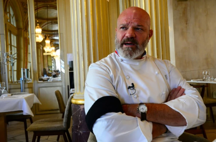 Philippe Etchebest dans son restaurant "Le Quatrième Mur" à Bordeaux, le 30 septembre 2020