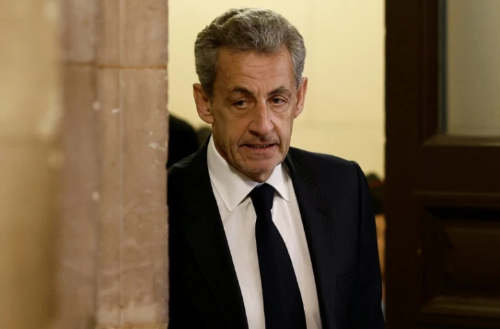 L'ex-président français Nicolas Sarkozy, le 7 avril 2026 au palais de justice de Paris