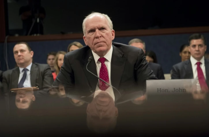 L'ex-directeur de la CIA John Brennan interrogé par la commission du Renseignement de la Chambre des représentants à Washington, le 23 mai 2017