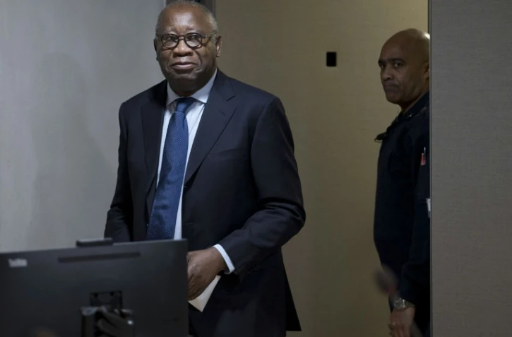 L'ex-président ivoirien Laurent Gbagbo devant la Cour pénale internationale (CPI) à La Haye, aux Pays-Bas, le 28 janvier 2016