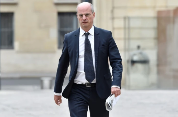 Le ministre de l'Education Jean-Michel Blanquer à Paris, le 11 septembre 2017