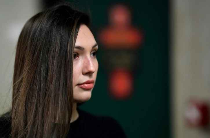 Jessica Mann arrive au tribunal de Manhattan pour témoigner dans le procès d'Harvey Weinstein