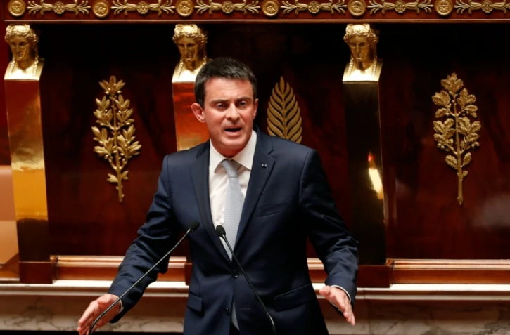 Le Premier ministre Manuel Valls s'exprime pendant un débat sur la prorogation de l'état d'urgence à l'Assemblée nationale le 19 juillet 2016