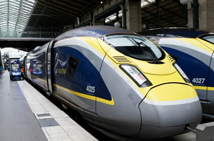 Un Eurostar à la Gare du Nord à Paris, le 3 août 2023