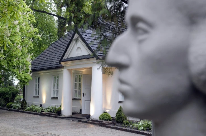La maison natale du compositeur polonais Frédéric Chopin, le 7 mai 2010 à Zelazowa Wola, près de Varsovie