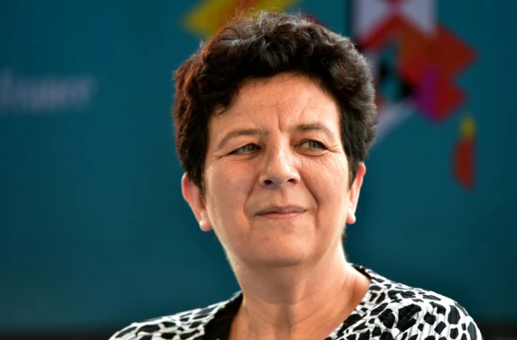 Frédérique Vidal, ministre de l'Enseignement supérieur, de la Recherche et de l'Innovation à Jouy-en-Josas le 30 août 2017