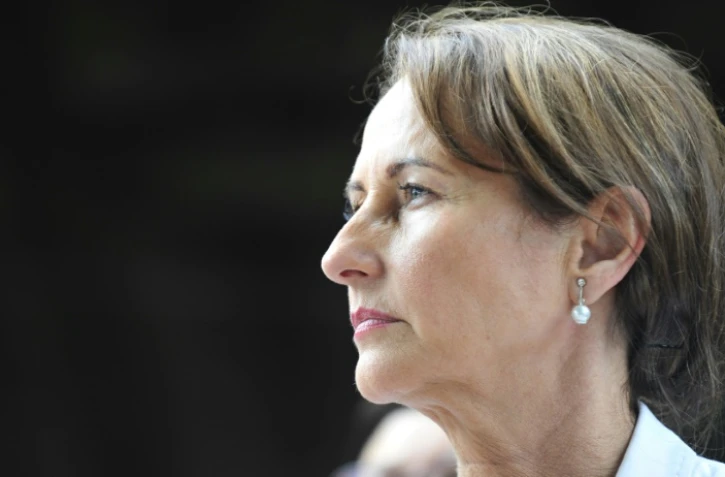 La ministre de l'Ecologie Ségolène Royal le 26 juin 2015 à Saxon-Sion