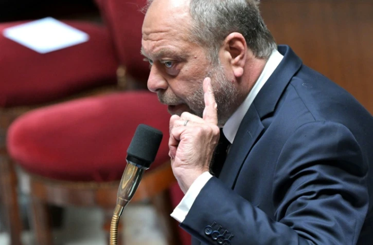 Le ministre de la Justice Eric Dupond-Moretti lors d'une séance de questions au gouvernement à l'Assemblée nationale, le 30 mai 2023