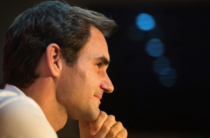 Le joueur suisse de tennis Roger Federer en conférence de presse le 5 février 2020 au Cap en Afrique du Sud