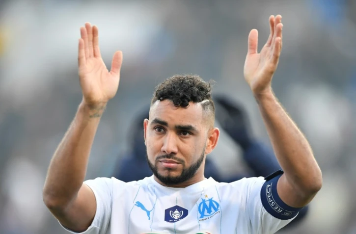 Le capitaine de Marseille Dimitri Payet après la qualification aux tirs au but contre Trélissac en Coupe de France, le 5 janvier 2020 à Limoges 
