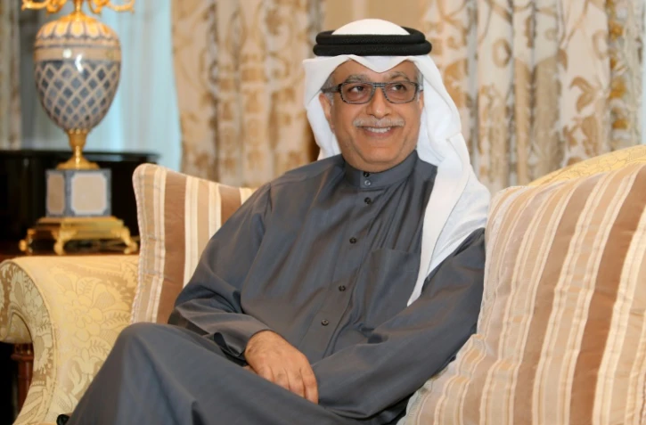 Sheikh Salman Bin Ebrahim Al-Khalifa, président de la Confédération asiatique de foot et candidat à la présidence de la Fifa, le 31 janvier 2016 à Doha 
