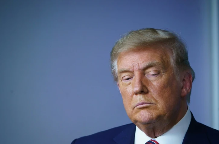 Donald Trump lors d'un discours Ă la Maison Blanche le 20 novembre 2020