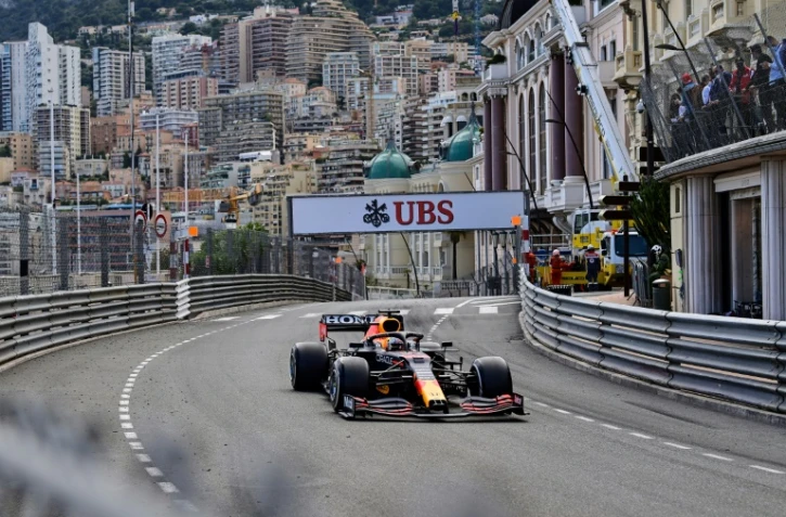 Le Néerlandais Max Verstappen (Red Bull) lors du GP de Monaco, le 23 mai 2021