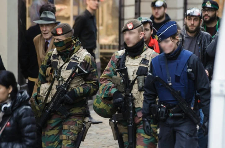 Policiers et militaires déployés le 20 novembre 2015 à Bruxelles