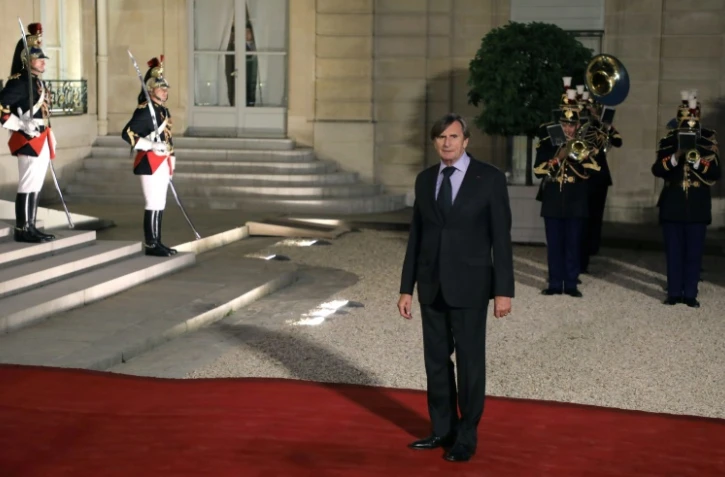 Daniel Rondeau, le 25 septembre 2017 à l'Elysée