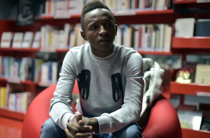 Thierno Diallo à la médiathèque Malraux le 4 novembre 2015 à Strasbourg