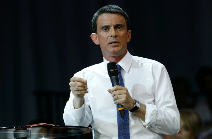 Manuel Valls le 18 mai 2016 Ă  Evry