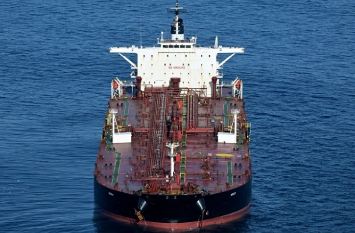 Des soldats français à bord d'un pétrolier de la flotte fantôme russe, au large de Saint-Nazaire; le 1er octobre 2025
