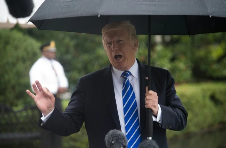 Le président américain Donald Trump à la Maison Blanche à Washington, le 6 septembre 2017