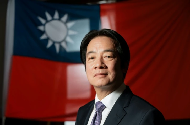 Le président taïwanais Lai Ching-te lors d'un entretien avec l'AFP à Taipei, le 10 février 2026