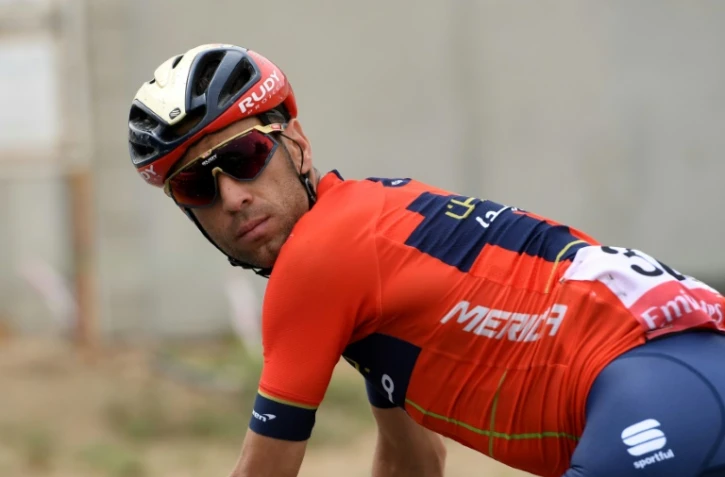 L'Italien Vincenzo Nibali lors de la 6e étape du Tour des Emirats arabes unis, le 1er mars 2019 à Ras el Khaïmah