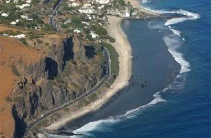 Le route du Cap Lahoussaye (Ouest de l'île)