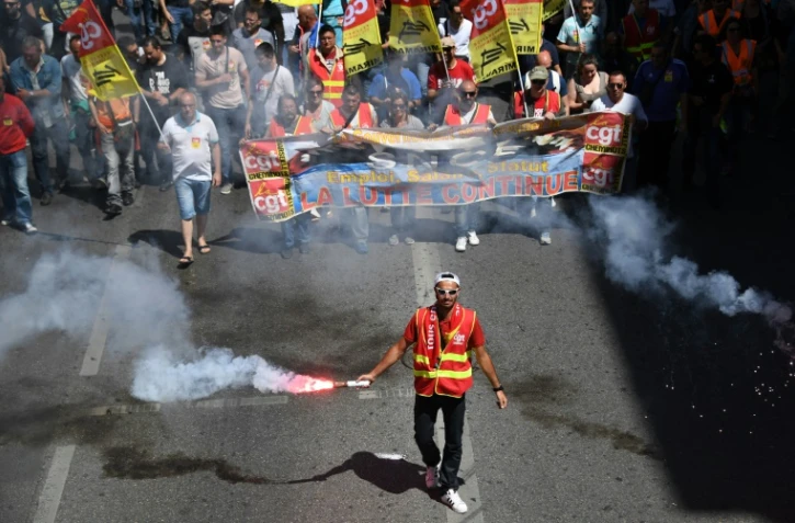 Manifestation contre la loi travail Ă Marseille le 2 juin 2016