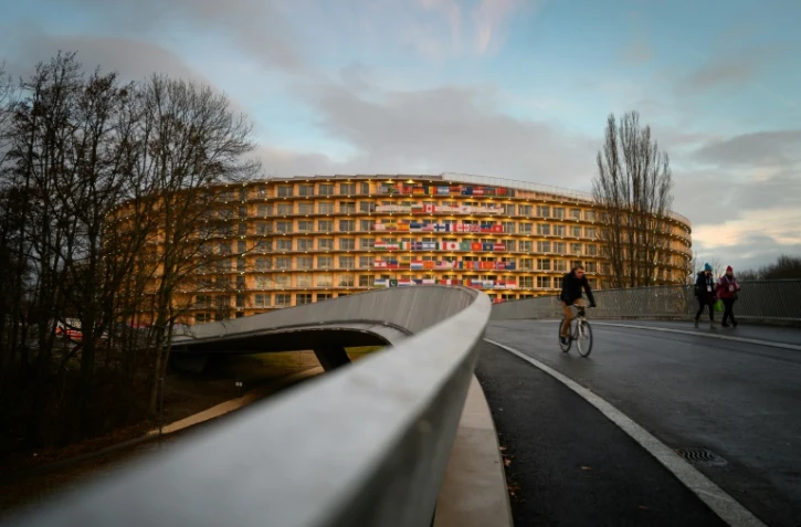 Vue générale du village olympique des JO d'hiver de la Jeunesse à Lausanne, le 4 janvier 2020