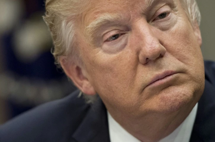 Donald Trump, lors d'une rencontre avec des professeurs à la Maison Blanche, le 14 février 2017