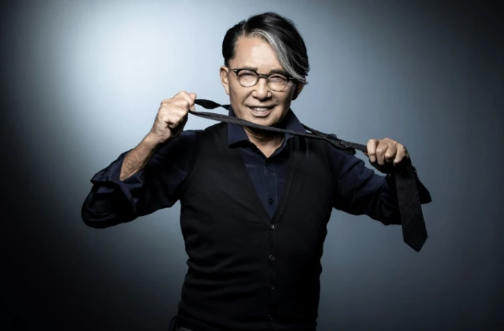 Le créateur de mode japonais Kenzo Takada, le 14 novembre 2018 à Paris 