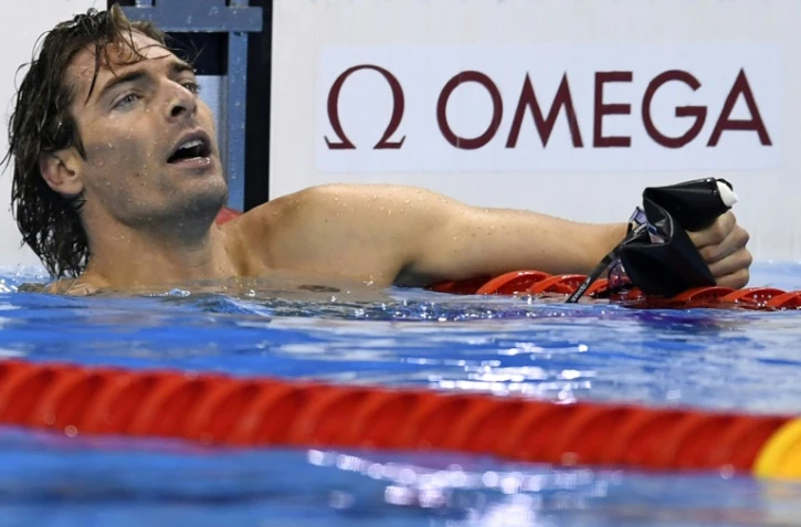 Le Français Camille Lacourt, 5e du 100 m dos, aux JO de Rio le 8 août 2016