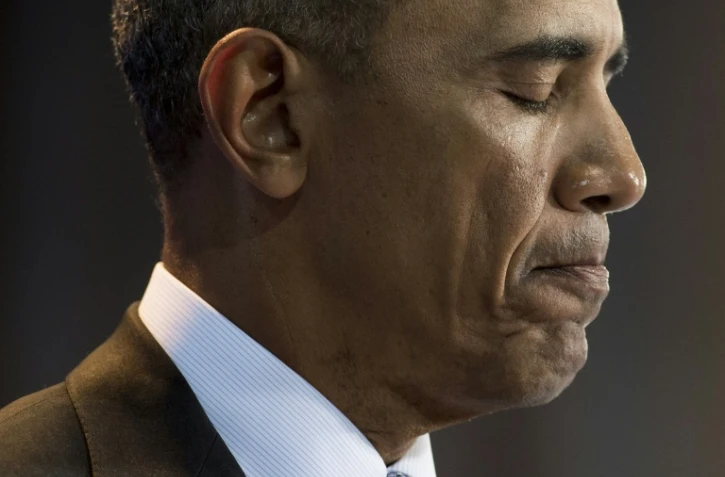 Barack Obama lors d'une cérémonie à Arlington en Virginie le 4 janvier 2017