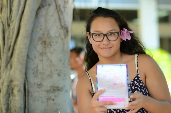 Ranitea Gobrait, en terminale S au lycée privé La Mennais de Papeete, est arrivée en tête au bac, avec une moyenne de 20,32 sur 20. 